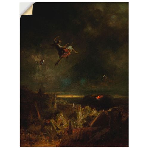 4062144411377 - Wandbild ARTLAND Hexenritt Um 1875 Bilder Gr B H 90 cm x 120 cm Wandaufkleber - Vinyl Dark Fantasy Hochformat 1 St braun Bild Poster Bilder als Leinwandbild Wandaufkleber oder in versch Größen 4062144411377 - Wandbild ARTLAND Hexenritt Um 1875 Bilder Gr B H 90 cm x 120 cm Wandaufkleber - Vinyl Dark Fantasy Hochformat 1 St braun Bild Poster Bilder als Leinwandbild Wandaufkleber oder in versch Größen
