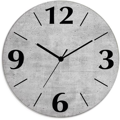 4062144832486 - Wanduhr ARTLAND Grauer Beton Wanduhren Gr B H T 30 cm x 30 cm x 18 cm Funkuhr grau Wanduhren wahlweise mit Quarz- oder Funhuhrwerk lautlos ohne Tickgeräusche