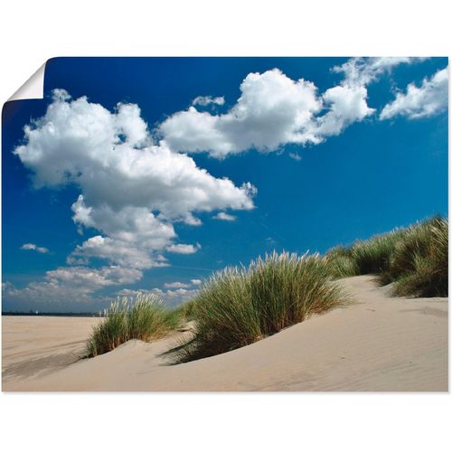 4055327762854 - Wandbild ARTLAND Himmel Dünen und Meer Bilder Gr B H 60 cm x 45 cm Poster Strand 1 St blau Bild Kunstdruck Kunstdrucke Bilder als Leinwandbild Wandaufkleber oder Poster in versch Größen