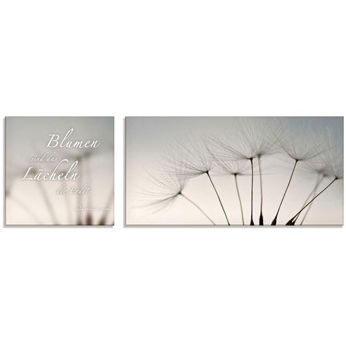 4055327048651 - Glasbild ARTLAND Zitatenbild Pusteblumen-Samen Bilder Gr B H 60 cm x 30 cm Glasbild Sprüche & Te x te 2 St grau Glasbilder in verschiedenen Größen 4055327048651 - Glasbild ARTLAND Zitatenbild Pusteblumen-Samen Bilder Gr B H 60 cm x 30 cm Glasbild Sprüche & Te x te 2 St grau Glasbilder in verschiedenen Größen