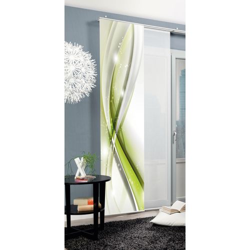 4056751439930 - Schiebegardine HEINE HOME grün (apfelgrün) B60cm H245cm Polyester Gardinen 4056751439930 - Schiebegardine HEINE HOME grün (apfelgrün) B60cm H245cm Polyester Gardinen