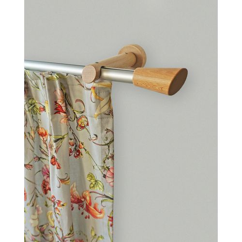 9002777095891 - Gardinenstange Sara GARESA 1-läufig Fixmaß mit Bohren Fixlänge 120 160 200 cm mit Gleiter beige 9002777095891 - Gardinenstange Sara GARESA 1-läufig Fixmaß mit Bohren Fixlänge 120 160 200 cm mit Gleiter beige