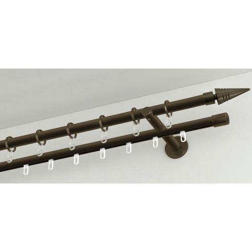 4003018280309 - Gardinenstange Chicago GARDINIA Ø 20 mm Fixmaß Metall Serie Einzelprogramm Chicago Ø 20 mm braun 4003018280309 - Gardinenstange Chicago GARDINIA Ø 20 mm Fixmaß Metall Serie Einzelprogramm Chicago Ø 20 mm braun