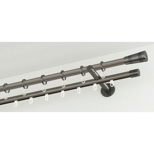 5050685111374 - Gardinenstange Chicago GARDINIA Ø 20 mm Fixmaß Metall Serie Einzelprogramm Chicago Ø 20 mm schwarz
