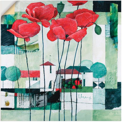 4062144324905 - Wandbild ARTLAND Mohnblumen II Bilder Gr B H 50 cm x 50 cm Wandaufkleber - Vinyl Blumen 1 St rot Bild Kunstdruck Kunstdrucke Bilder als Leinwandbild Wandaufkleber oder Poster in versch Größen 4062144324905 - Wandbild ARTLAND Mohnblumen II Bilder Gr B H 50 cm x 50 cm Wandaufkleber - Vinyl Blumen 1 St rot Bild Kunstdruck Kunstdrucke Bilder als Leinwandbild Wandaufkleber oder Poster in versch Größen