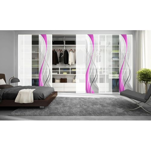 4011714580937 - Schiebegardine HOME WOHNIDEEN CARLISLE lila (beere) B60cm H245cm Polyester Gardinen HxB 245x60 inkl Befestigungszubehör 4011714580937 - Schiebegardine HOME WOHNIDEEN CARLISLE lila (beere) B60cm H245cm Polyester Gardinen HxB 245x60 inkl Befestigungszubehör