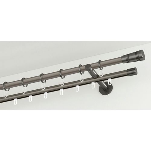 5050685111381 - Gardinenstange Chicago GARDINIA Ø 20 mm Fixmaß Metall Serie Einzelprogramm Chicago Ø 20 mm schwarz