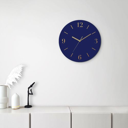 4062144890776 - Wanduhr Aurum Wanduhren Gr B H T 30 cm x 30 cm x 18 cm Quarzuhr blau Wanduhren analog 30 cm 4062144890776 - Wanduhr Aurum Wanduhren Gr B H T 30 cm x 30 cm x 18 cm Quarzuhr blau Wanduhren analog 30 cm