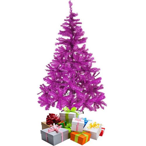 4260656770214 - - Weihnachtsbaum inkl Ständer Lila Pink 120 cm-MYW99806