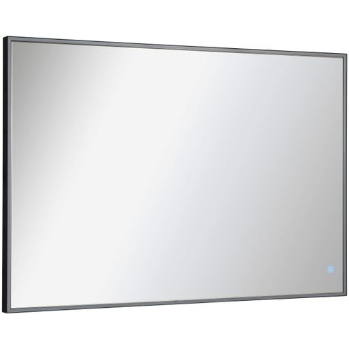 4008033849418 - Led Spiegel new york   Wandspiegel mit umlaufender LED-Beleuchtung   Maße (b x h x t) ca 100 x 68 x 3 cm   rechteckiger Spiegel mit Sensorschalter