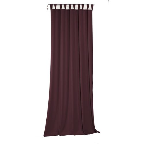 4004567504328 - Vorhang WIRTH Newbury Gardinen Gr 405 cm Schlaufen 130 cm lila (aubergine) Schlaufen nach Maß