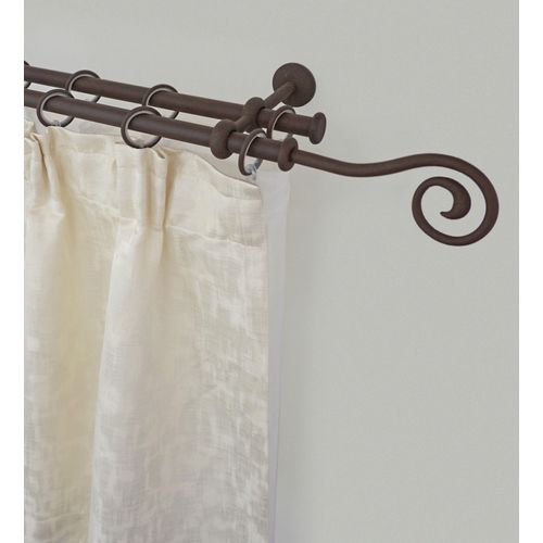 9002777314893 - Gardinenstange GARESA ESPERANCA Gardinenstangen Gr L 470 cm Ø 16 mm 1 St 2 läufig braun (rost) Kinder Gardinenstangen für Vorhanggarnitur verlängerbar Endknopf Spirale Eisen mit Ringe 9002777314893 - Gardinenstange GARESA ESPERANCA Gardinenstangen Gr L 470 cm Ø 16 mm 1 St 2 läufig braun (rost) Kinder Gardinenstangen für Vorhanggarnitur verlängerbar Endknopf Spirale Eisen mit Ringe