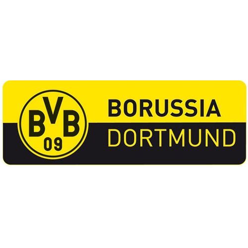 4063129127320 - Wandtattoo WALL-ART Fußball BVB 09 Logo Banner Wandtattoos Gr B H T 160 cm x 53 cm x 01 cm - gelb Wandtattoos Wandsticker selbstklebend entfernbar