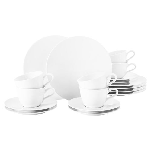 4052212052526 - Kaffeeservice SELTMANN WEIDEN Geschirr-Set Service Life Geschirr-Sets Gr 18 tlg weiß Geschirr-Sets für 6 Personen Made in Germany 18 Teile