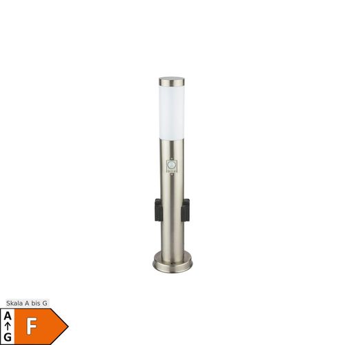 4059157060661 - Stehleuchte Steckdosen Sockelleuchte mit Bewegungsmelder Außenleuchte Edelstahl Fernbedienung dimmbar 1x rgb led 85W 806Lm warmweiß DxH 76x60 cm 4059157060661 - Stehleuchte Steckdosen Sockelleuchte mit Bewegungsmelder Außenleuchte Edelstahl Fernbedienung dimmbar 1x rgb led 85W 806Lm warmweiß DxH 76x60 cm