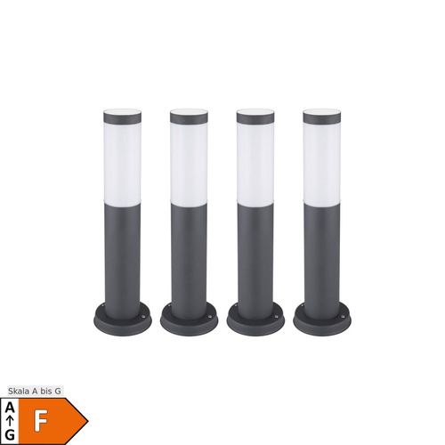 4059157133662 - 4x RGB LED Außen Steh Leuchten anthrazit FERNBEDIENUNG Edelstahl Garten Sockel Lampen DIMMBAR 4059157133662 - 4x RGB LED Außen Steh Leuchten anthrazit FERNBEDIENUNG Edelstahl Garten Sockel Lampen DIMMBAR