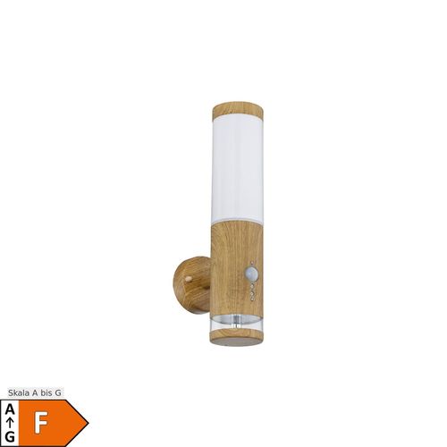 9007371568369 - RGB LED Wandleuchte Bewegungsmelder Holz-Optik H 35 cm 9007371568369 - RGB LED Wandleuchte Bewegungsmelder Holz-Optik H 35 cm