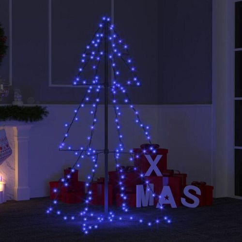 6090177602453 - Longziming - Weihnachtskegelbaum 160 LEDs Indoor Outdoor 78x120 cm