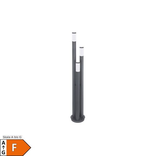 9007371571420 - RGB LED Stehleuchte Edelstahl anthrazit 3-Säulen H 170cm 9007371571420 - RGB LED Stehleuchte Edelstahl anthrazit 3-Säulen H 170cm