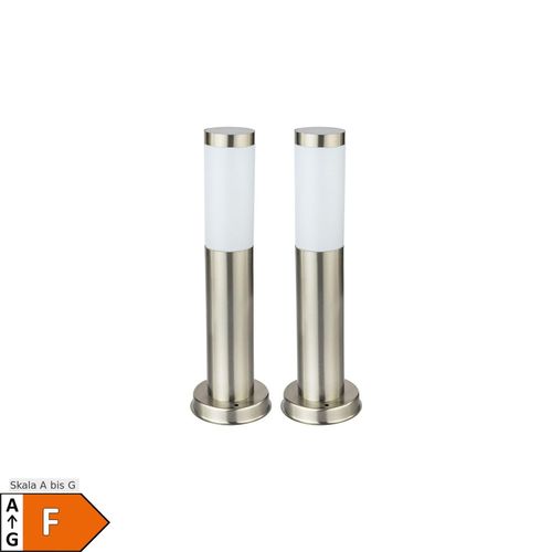 4260462319386 - Etc-shop - 2er Set Edelstahl Außen Steh Lampen rgb led Garten Farbwechsel Stand Leuchten Dimmer 4260462319386 - Etc-shop - 2er Set Edelstahl Außen Steh Lampen rgb led Garten Farbwechsel Stand Leuchten Dimmer