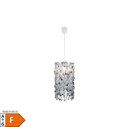 4059157133518 - Etc-shop - Hänge Decken Lampe dimmbar Mädchen Kinder fernbedienung Leuchte silber inkl rgb led Leuchtmittel