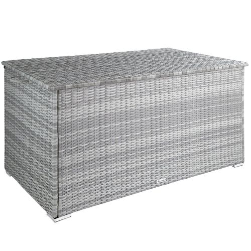 4061173205551 - tectake® Auflagenbox mit Aluminiumgestell und Rattangeflecht komfortable Hubautomatik 145 x 825 x 795 cm 4061173205551 - tectake® Auflagenbox mit Aluminiumgestell und Rattangeflecht komfortable Hubautomatik 145 x 825 x 795 cm