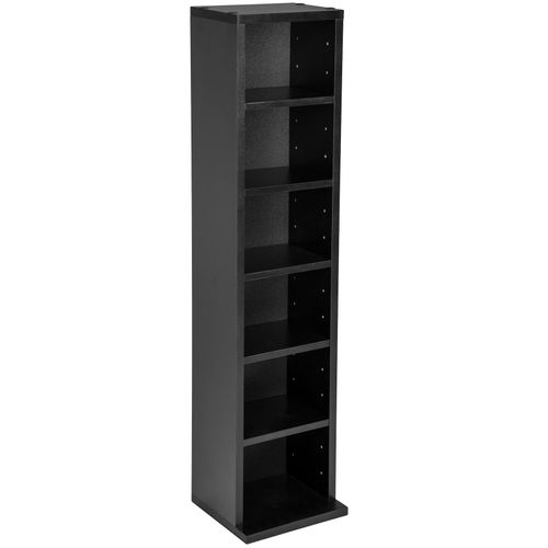4260435992028 - tectake® CD DVD Regal in Holzoptik höhenverstellbare und herausnehmbare Zwischenböden 90 x 21 x 20 cm 4260435992028 - tectake® CD DVD Regal in Holzoptik höhenverstellbare und herausnehmbare Zwischenböden 90 x 21 x 20 cm