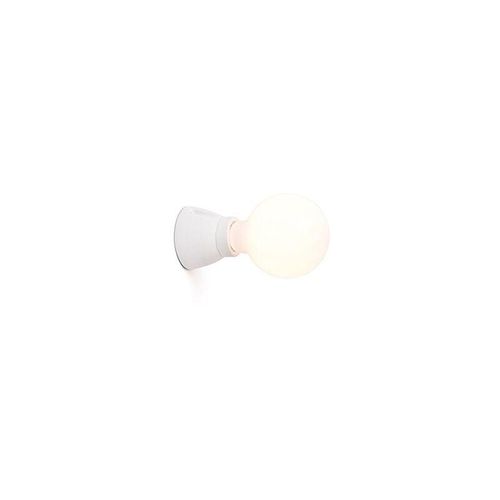 8421776168688 - Faro 62300 Wandleuchte kera E27 15W Keramik glänzendes Weiß H74cm Ø74cm dimmbar