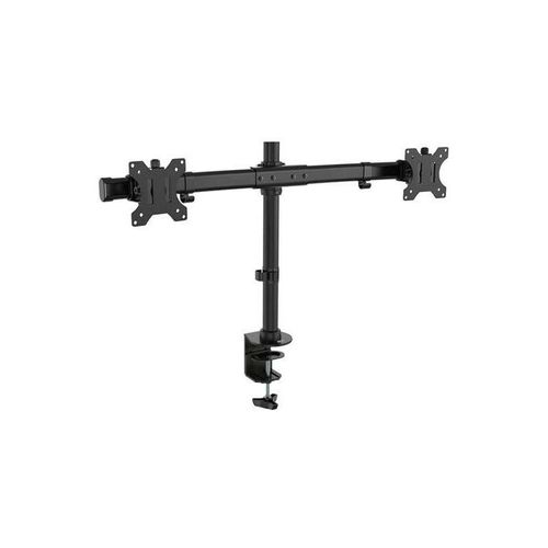 8716065491494 - Toolland - Dual monitor desk mount with crossbar for 2 monitors up to 27