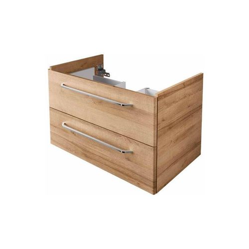 4008033842020 - Waschtischunterschrank milano   Badschrank mit Soft-Close   Maße (b x h x t) ca 80 x 495 x 48 cm   Waschbeckenunterschrank mit 2 Schubladen  