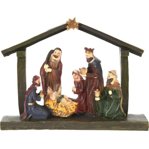 5902973434804 - Home Styling - Weihnachtskrippe mit Weihnachtsstern 21 x 155 cm