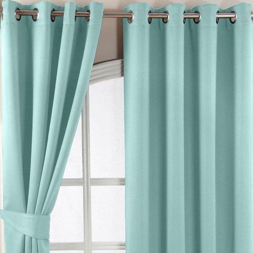 5055967472396 - Verdunklungsvorhang mit Ösen Chevron Pastellblau 228cm x 228cm - Pastellblau - Homescapes 5055967472396 - Verdunklungsvorhang mit Ösen Chevron Pastellblau 228cm x 228cm - Pastellblau - Homescapes