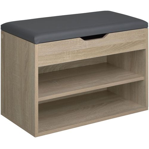 4061173115621 - tectake® Schuhbank Jasmina mit Sitzpolster 60x30x435cm - Holz hell Eiche Sonoma 4061173115621 - tectake® Schuhbank Jasmina mit Sitzpolster 60x30x435cm - Holz hell Eiche Sonoma