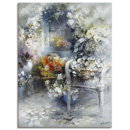4057738452577 - Wandbild ARTLAND Magischer Moment Bilder Gr B H 45 cm x 60 cm Leinwandbild Arrangements Hochformat 1 St weiß Bild Poster Bilder als Leinwandbild Wandaufkleber oder in versch Größen