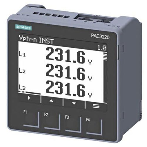 4001869570020 - 7KM3220-1BA01-1EA0 sentron Power Monitoring PAC3220 Fronteinbau 690 400 v 5 a 24-60 v d - Siemens