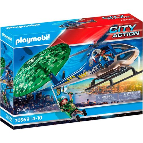 4008789705693 - Playmobil City Action Polizei-Hubschrauber - Junge Mädchen - 4 Jahr(e) - Kunststoff - Mehrfarben (70569)