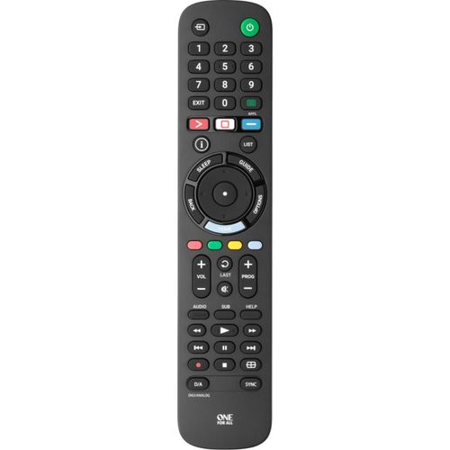 8716184072697 - ONE FOR ALL Fernbedienung Sony TV-Ersatzfernbedienung 8716184072697 - ONE FOR ALL Fernbedienung Sony TV-Ersatzfernbedienung