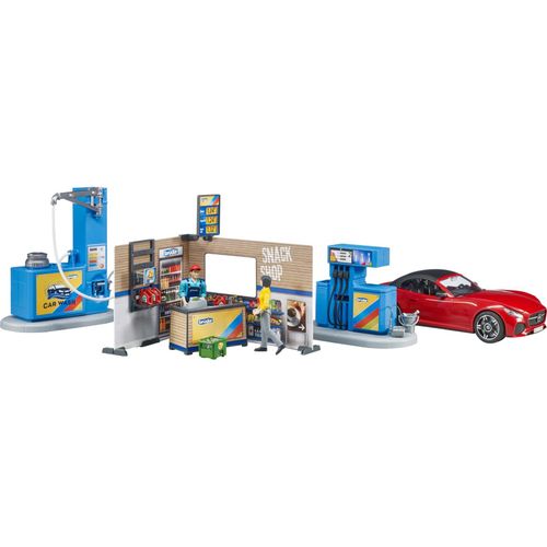 4001702621117 - bworld 62111 Tankstelle Spielfiguren-Set 4001702621117 bruder