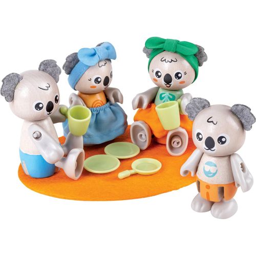 6943478035508 - Puppenhaus-Figuren KOALA FAMILY 10-teilig in bunt