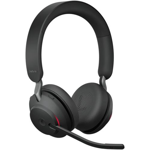 5706991022803 - Evolve2 65 MS Telefon Over Ear Headset Bluetooth® Stereo Schwarz Lautstärkeregelung Batterieladeanzeige Mikrofon-Stummschaltung