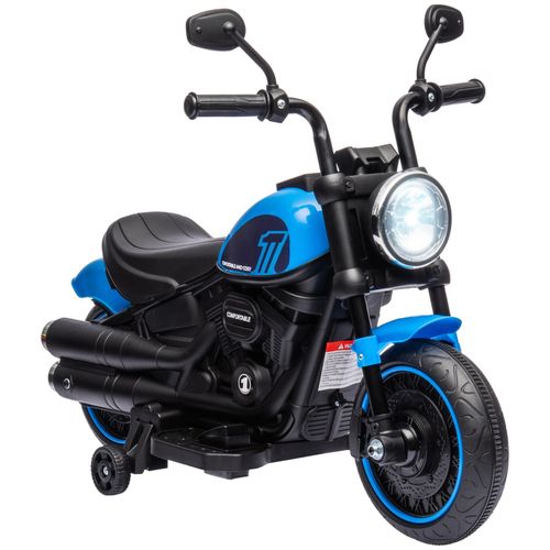 4255633537751 - Elektromotorrad mit 2 abnehmbaren Stützrädern schwarz rosa 76L x 42B x 57H cm kindermotorrad elektrofahrzeug mit 2 stützrädern kinderfahrzeug