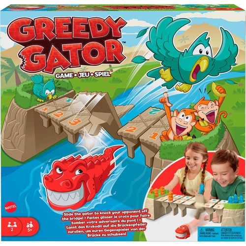 0194735172412 - Kalle Krokofalle Brettspiel 0194735172412 Mattel GAMES