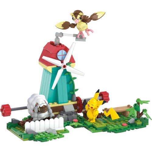 0194735107858 - MEGA Pokémon Windmühlen Farm Pickachu Konstruktions Spielzeug Figur Taubsi Wolly 0194735107858 - MEGA Pokémon Windmühlen Farm Pickachu Konstruktions Spielzeug Figur Taubsi Wolly
