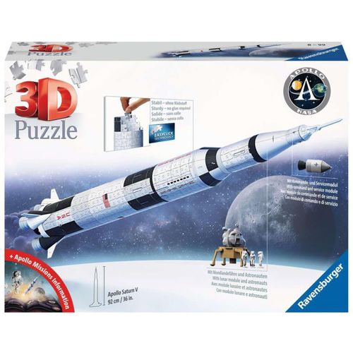 4005556115457 - RAVENSBURGER Apollo Saturn V Rakete 3D Puzzle 4005556115457 - RAVENSBURGER Apollo Saturn V Rakete 3D Puzzle