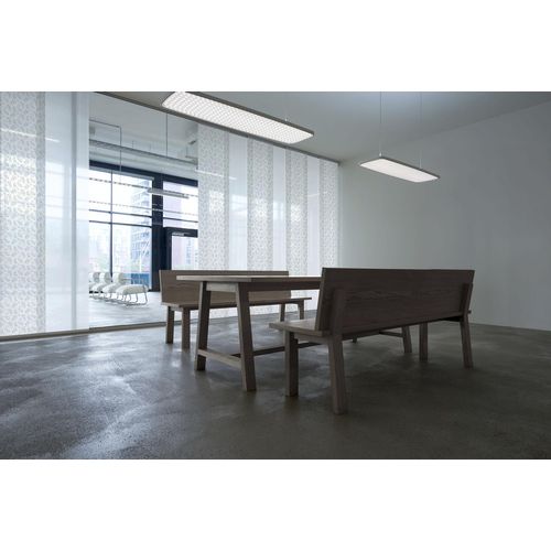 9002777337755 - Gardinenschiene GARESA Flächenvorhangschiene Compact Gardinenstangen Gr L 460 cm 3 läufig beige (aluminiumfarben natur) Gardinenschienen Aluminiumschiene für Vorhänge mit Gleiter verlängerbar Wand