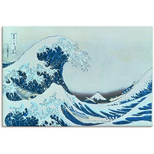 4058661199720 - Wandbild ARTLAND Die grosse Welle von Kanagawa 1831 Bilder Gr B H 120 cm x 80 cm Leinwandbild Gewässer 1 St blau Bild Poster Bilder als Alubild Leinwandbild Wandaufkleber oder in versch Größen 4058661199720 - Wandbild ARTLAND Die grosse Welle von Kanagawa 1831 Bilder Gr B H 120 cm x 80 cm Leinwandbild Gewässer 1 St blau Bild Poster Bilder als Alubild Leinwandbild Wandaufkleber oder in versch Größen