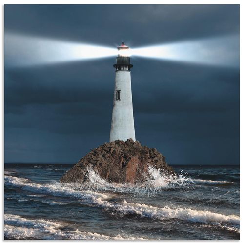4057738379423 - Wandbild ARTLAND Bild von Leuchtturm mit Lichtstrahl Bilder Gr B H 40 cm x 40 cm Alu-Dibond-Druck Gebäude quadratisch 1 St blau Bild Leinwandbild Kunstdrucke Bilder als Alubild Leinwandbild Wandaufkleber oder Poster in versch Größen 4057738379423 - Wandbild ARTLAND Bild von Leuchtturm mit Lichtstrahl Bilder Gr B H 40 cm x 40 cm Alu-Dibond-Druck Gebäude quadratisch 1 St blau Bild Leinwandbild Kunstdrucke Bilder als Alubild Leinwandbild Wandaufkleber oder Poster in versch Größen