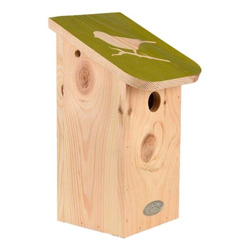 8714982190667 - Best For Birds - Blaumeisenistkasten aus Kiefernholz mit Aufdruck