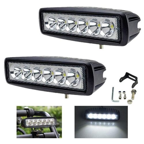 0726505720532 - Led Arbeitsscheinwerfer 12V 24V led Scheinwerfer Traktor Arbeitslicht Led Scheinwerfer 12v traktor für Offroad suv atv Led Strahler Auto 18W 2