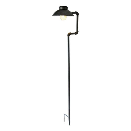 4041908106421 - Led Solar Außen Lampe Garten Weg Beleuchtung Erdspieß Steck Leuchte antik schwarz harms 507097